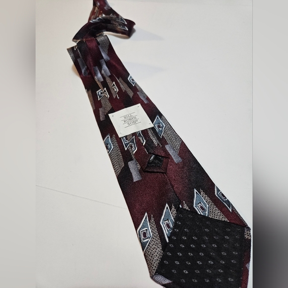 Bill Robin Son Men's 100 % Silk Tie Size 4 x 57 - Picture 2 of 6